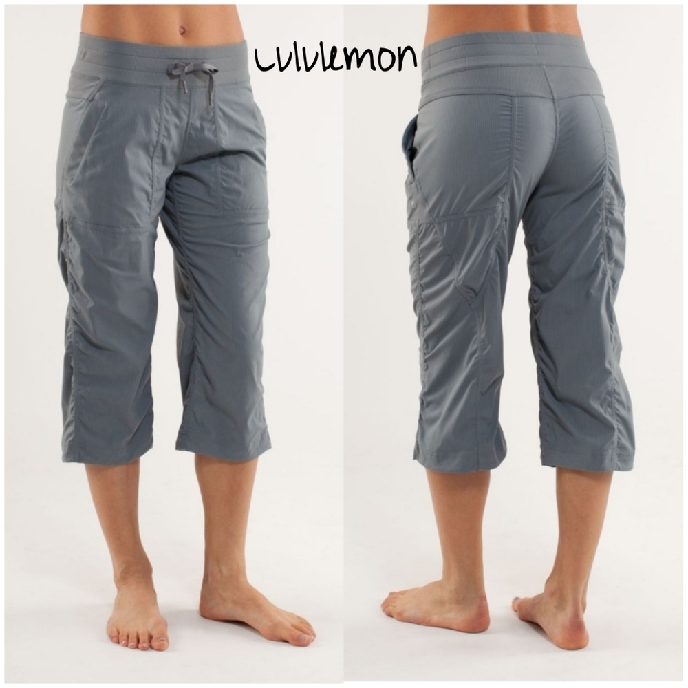 Lululemon Yoga Studio Crop Pants Blurred G…